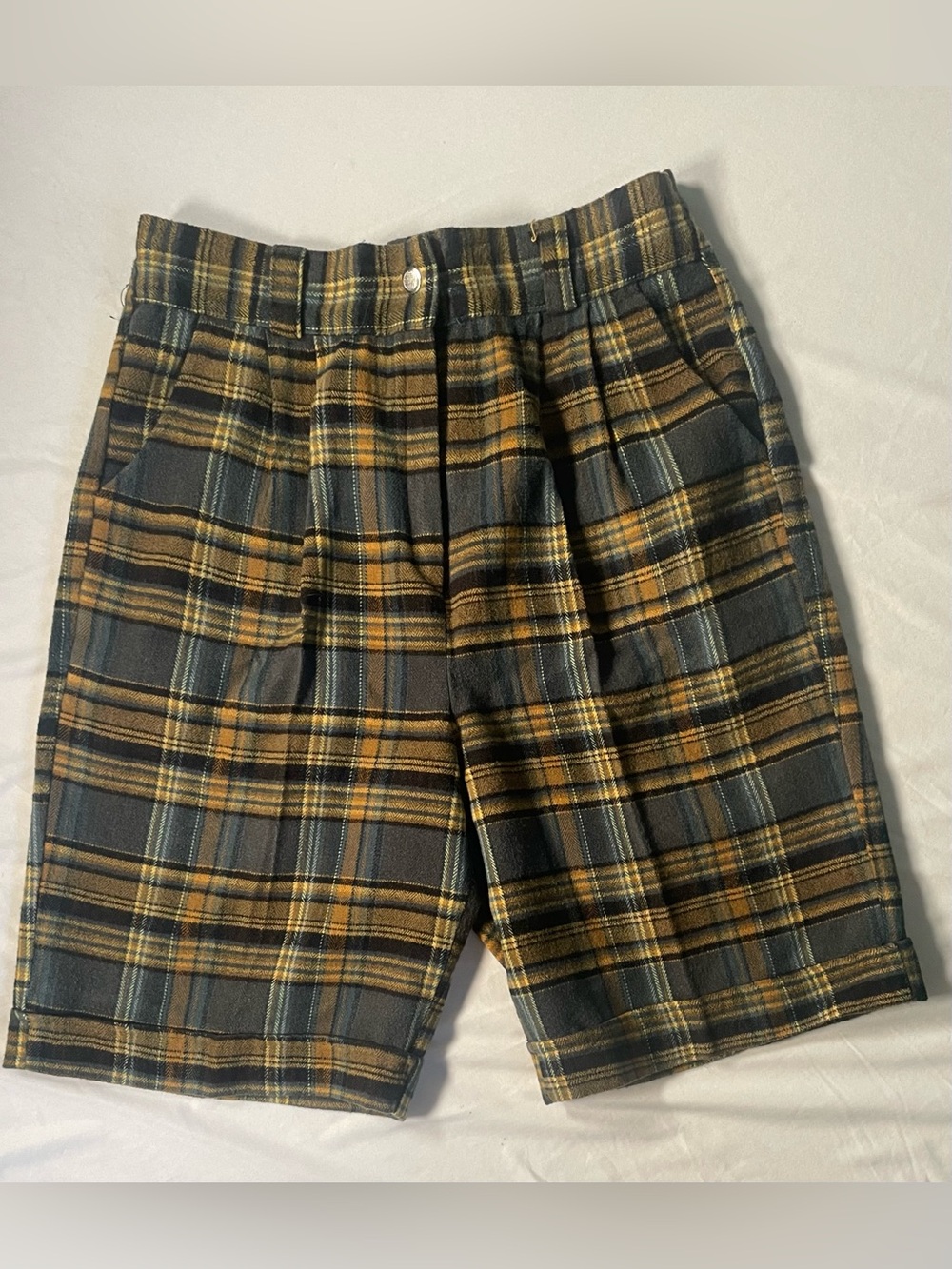 VTG Or VTG Inspired Baggy Plaid Shorts 90s Skater Preppy Eclectic Grandpa No Tag